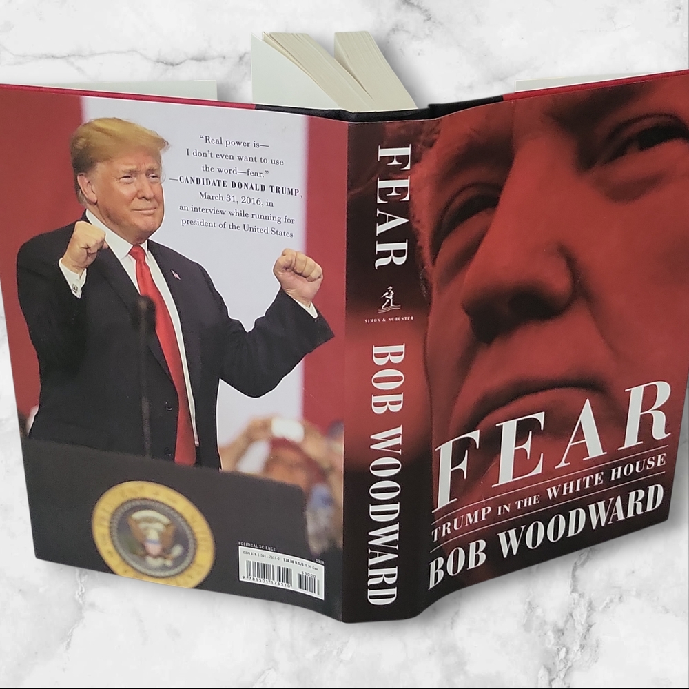 Fear: Trump in the White House by Bob Woodward - Red Hardcover